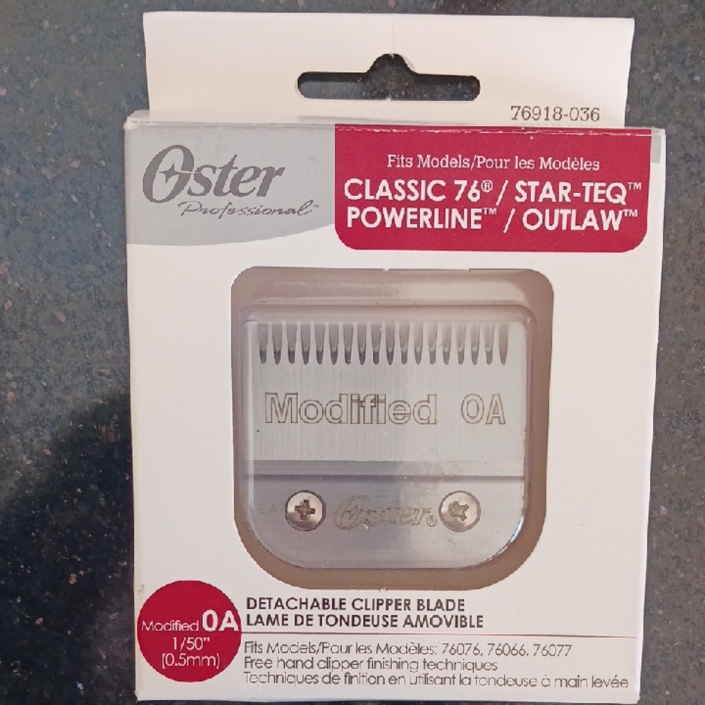 New In Box Oster Professional Detachable Clipper Blade